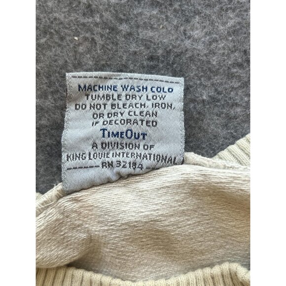 VTG McMurry University Texas Mens Large Sweatshirt Crewneck 90s Y2K Made in USA - Picture 8 of 8